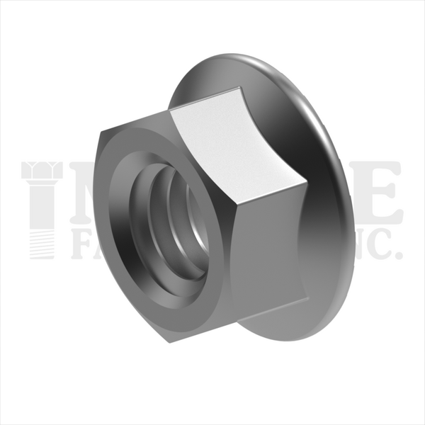 317006CSS 6-32 SERRATED FLANGE HEX NUT STAINLESS